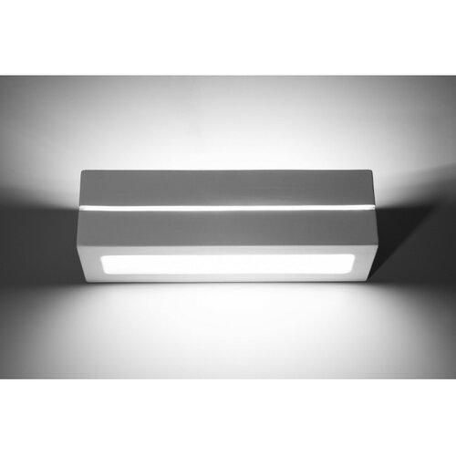 Sollux SL.0231 - zidno svetlo vega line 1xE27/60W/230V bela Slike