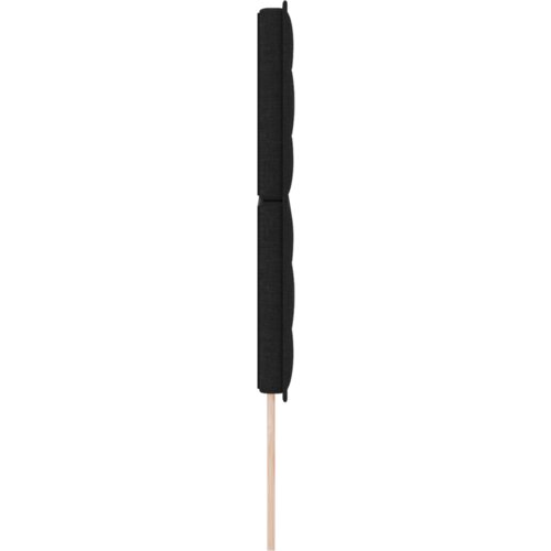  LED uzglavlje s linijama dizajna crno 72 cm tkanina Slike