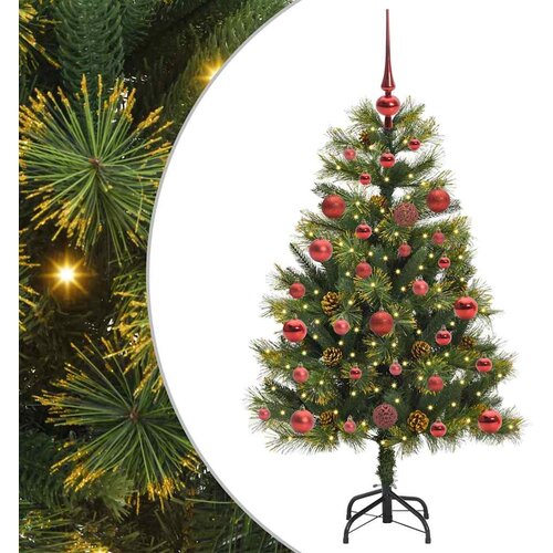  Umjetno Drvo za Božić s &amp;Scaron;i&amp;scaron;arkama Zelena 120 cm Slike