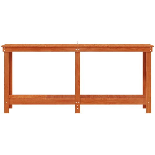  Radni stol Vosak Smeđa 180 x 50 x 80 cm Masivna borovina Slike