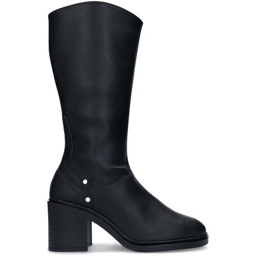 Nae Vegan Shoes Mestni &amp;scaron;kornji Women&amp;#039;s Vegan Knee-High Boots Betia Black Črna Slike