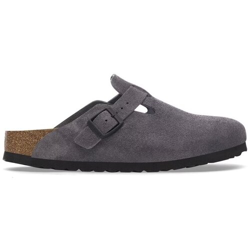 Birkenstock Sandali &amp;amp; Odprti čevlji Boston Suede Leather Regular - Velvet Grey Siva Slike