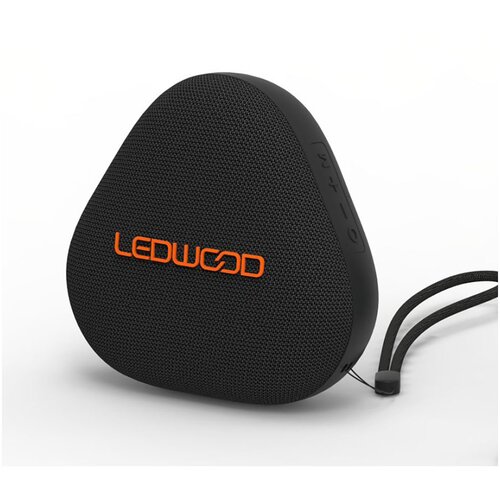 Oem Ledwood, 15W prenosni zvočnik Bluetooth z vodoodpornim okoli&scaron;kim LED-zaslonom, Črna, (5000250535) Cene