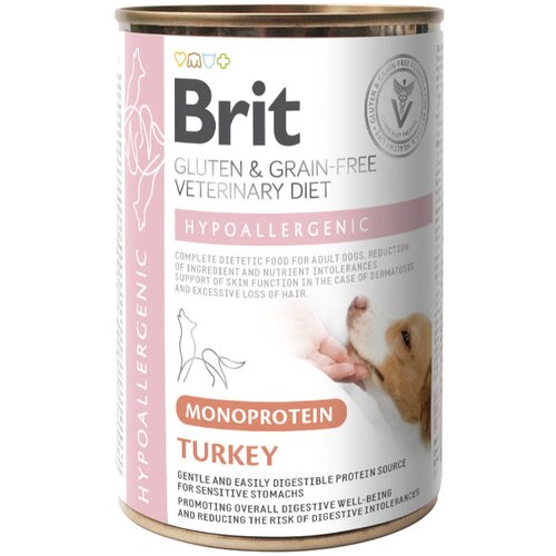 Brit veterinary diet Brit GF Veterinarska dieta za pse Hypoallergenic Mono, puran - 400g 400 g Cene