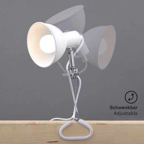 BRILONER 2790-016 - Lampa sa klipsom FIX 1xE14/8W/230V bela Slike