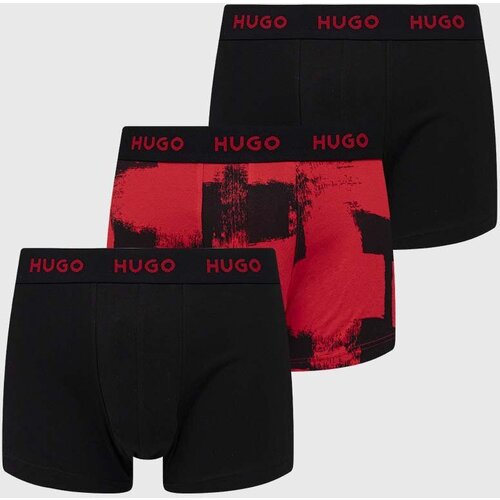 Hugo Boksarice 3-pack mo&amp;scaron;ki, rdeča barva Slike