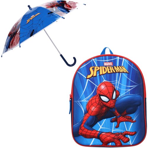 Marvel Ranac i kišobran za dečake Spiderman, Plavi Cene