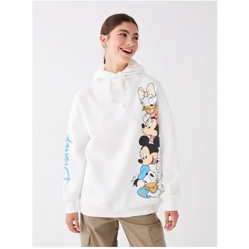 LC Waikiki Women's Disney Printed Long Sleeve Oversize Hoodie