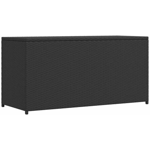  Vrtna kutija za pohranu crna 120 x 50 x 60 cm od poliratana Cene