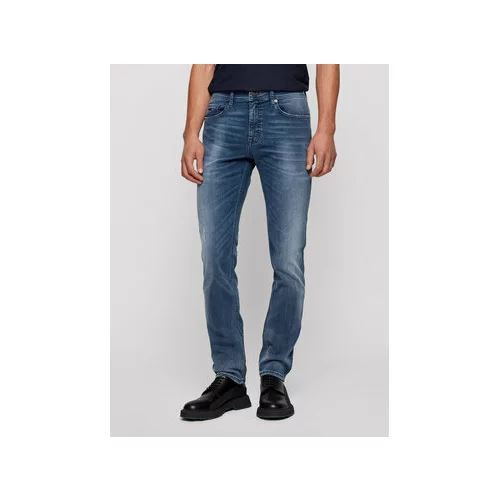 Boss Jeans hlače Delaware BC-L-P 50449020 Mornarsko modra Slim Fit