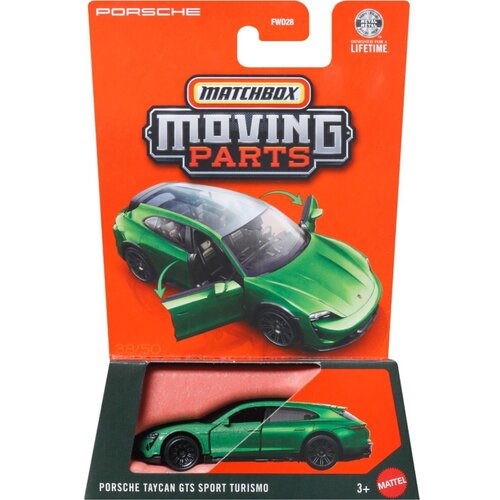 Mattel Matchbox Moving Parts: Porsche Taycan GTS Sport Turismo - igralni avtomobilček z odpiralnimi deli v merilu 1:64 - Slike