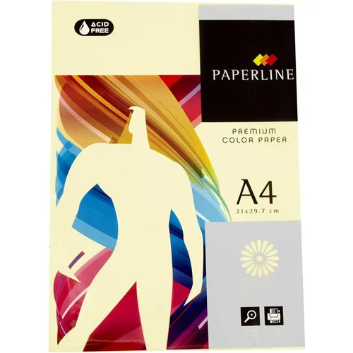  Papir barvni a4 paperline 80g 1/500 OPTIMA - CREAM