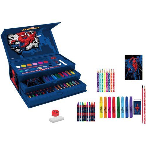 Luna Spider-Man set za bojanje u koferu, 52 kom. Slike