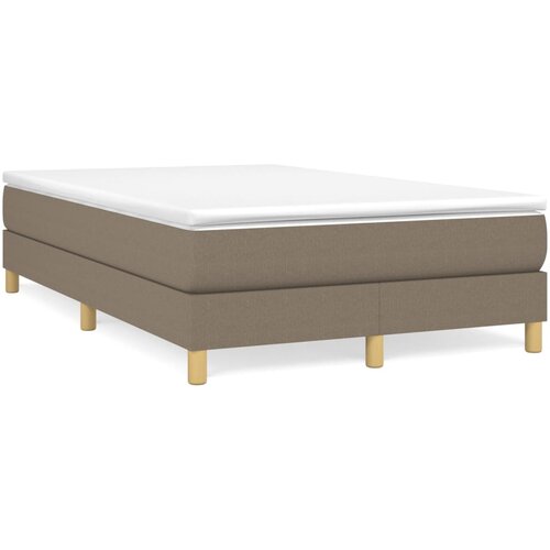 Maison Chic Box spring postelja - Vzmetna postelja z vzmetnico taupe 120x200 cm blago SL6351, (21887304) Slike