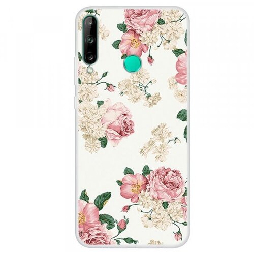  ovitek Pink Flower za Huawei P40 Lite E Slike