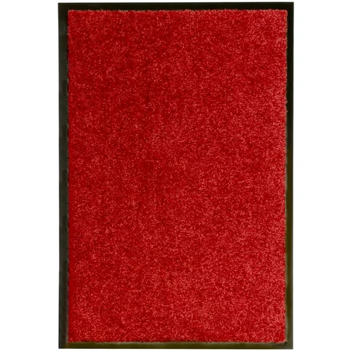 vidaXL Pralni predpražnik rdeč 40x60 cm, (20768450)