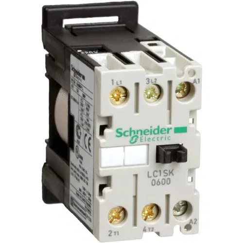 SCHNEIDER APC Schneider Electric kontaktor 6A 2p.27mm 230V50/60 LC1SK0600P7, (20857859)