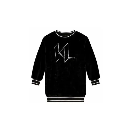 Karl Lagerfeld Vsakodnevna obleka Z12229 S Črna Regular Fit