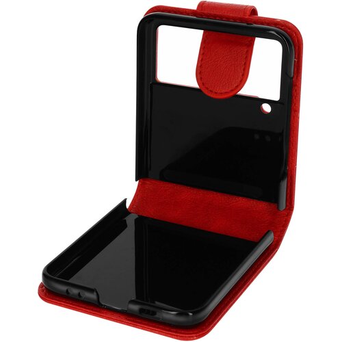 AVIZAR folio case samsung galaxy z flip 4 z držalom za kartico - rdeca, (20616104) Cene