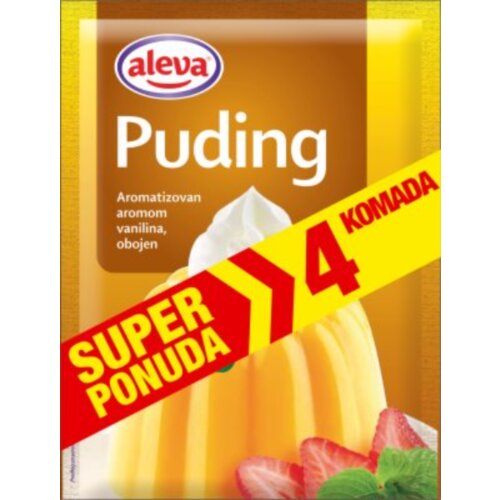 Aleva Puding vanila 4x40g Cene