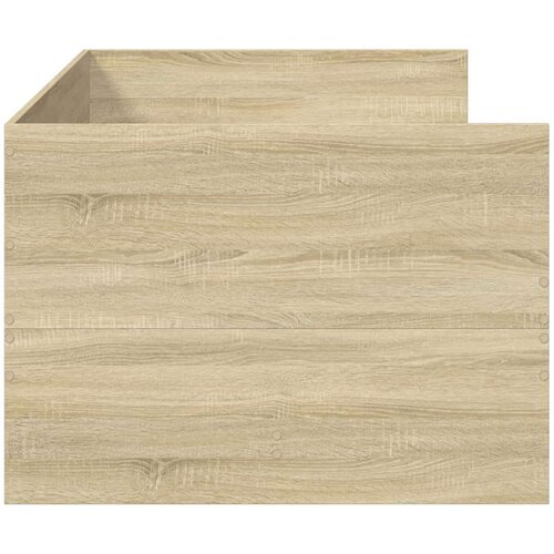 VidaXL Dnevni krevet s ladicama boja hrasta sonome 90 x 200 cm drveni Slike