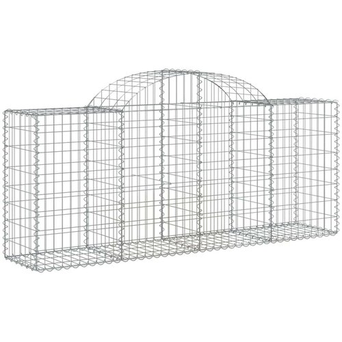  Lučne gabionske košare 5 kom 200x50x80/100 cm pocinčano željezo Cijene