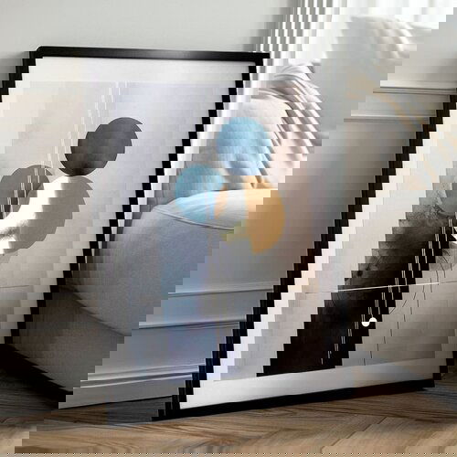  Zidni poster s extra efektom - skandinavski oblici Slike