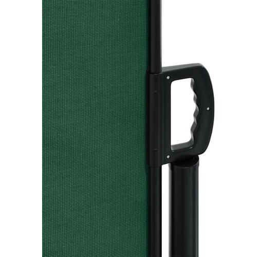 VidaXL Bočna tenda na uvlačenje tamnozelena 100x500 cm Slike