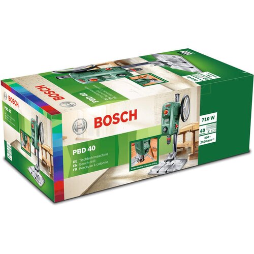 Bosch stona bu&amp;scaron;ilca PBD 40, 710W/40/13 mm/1,5-13 mm/90 mm/lampa bu&amp;scaron;ilica 0603b07000 Slike