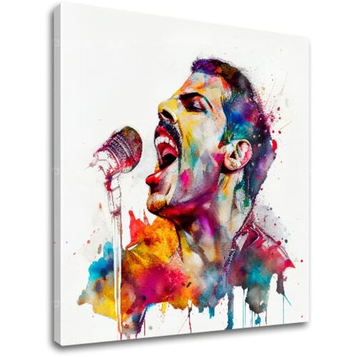  Oblikovanje dekoracije na platnu Ikonični upornik Freddie Mercury Slike