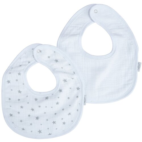 B&amp;eacute;b&amp;eacute; Douceur Bijeli podbraci u setu 2 kom od muslina &amp;ndash; Slike