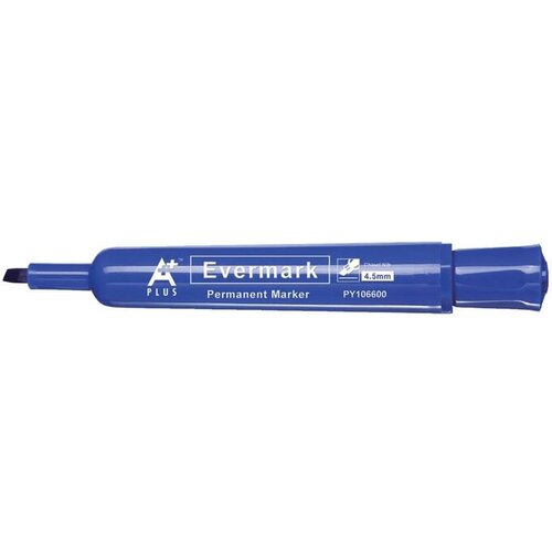 Aplus permanentni marker BEPY1066L EVERMARK, moder prirezana konica Cene