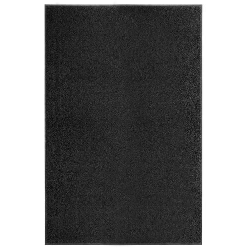 vidaXL pralni predpražnik črn 120x180 cm Cene