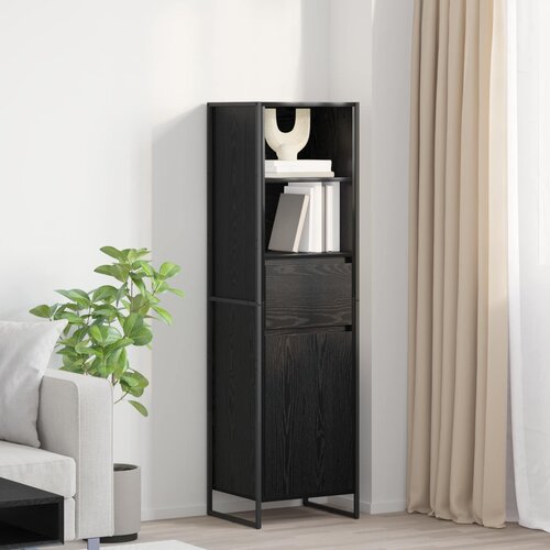 Ormarić za knjige s ladicama Crni hrast 43 x 36 x 150.5 cm Cijene