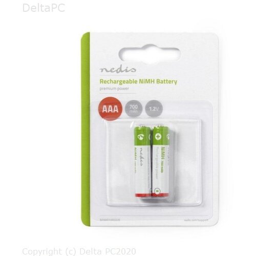 Nedis Punjiva Ni-MH Baterija AAA R3 1.2V 700mAh 2 kom Cijene