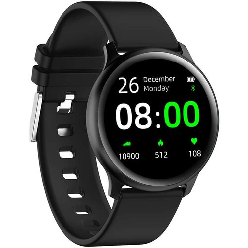 Mphone pametna ura 1,3" bluetooth 4.0 IP67 unisex okrogla črna, (20453893) Cene