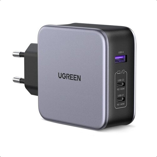 Ugreen Nexode 3 portni 140W USB-C polnilnik s PD 3.1 GaN in priloženim USB-C 240w polnilnim kablom Cene