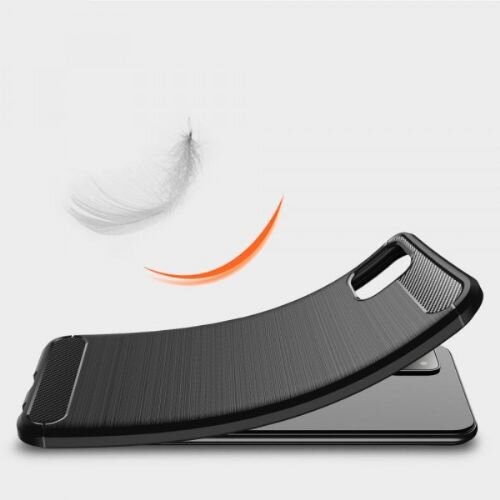 Nillkin silikonski ovitek za samsung galaxy A22 A225 lte - mat carbon črn Slike