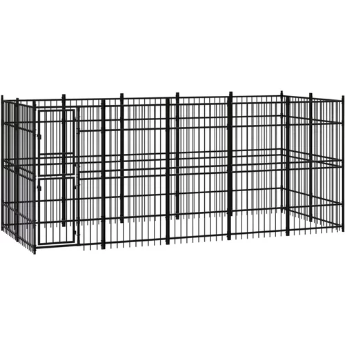  vanjski kavez za pse čelični 9,22 m²