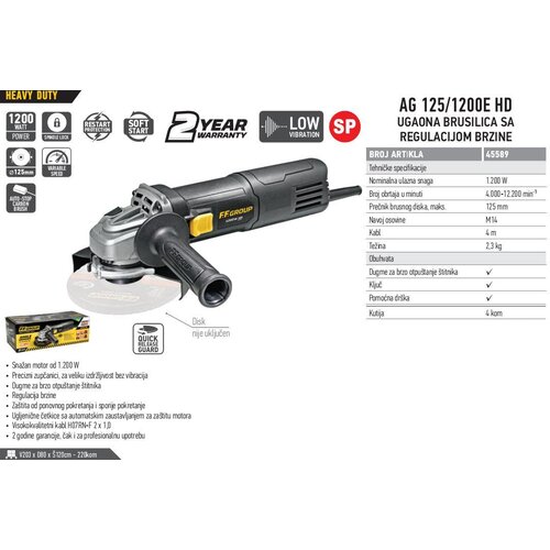FF_Group FF EA UG.BRUSILICA AG125 1200E HD Cene