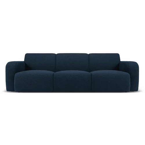 Micadoni Home Tamno plava sofa od bouclé tkanine 235 cm Molino –