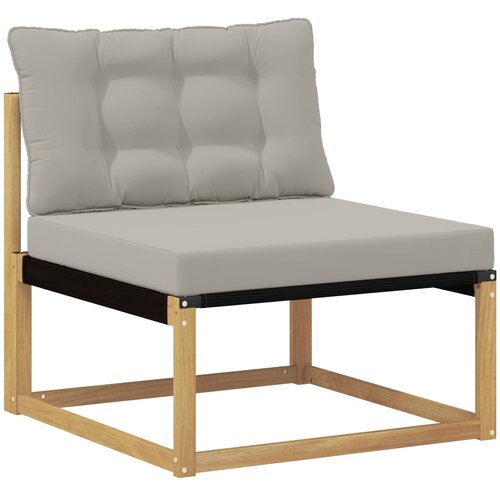  Set vanjskih sofa 7 kom. Bijela i svjetlosiva Slike