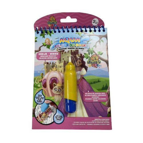 Bojanka sa vodenim markerom - princess adventures ( 10/0832 ) Slike