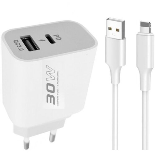 Konfulon C89Q brzi kućni punjač 30W Pd+USB +USB Type C Cene
