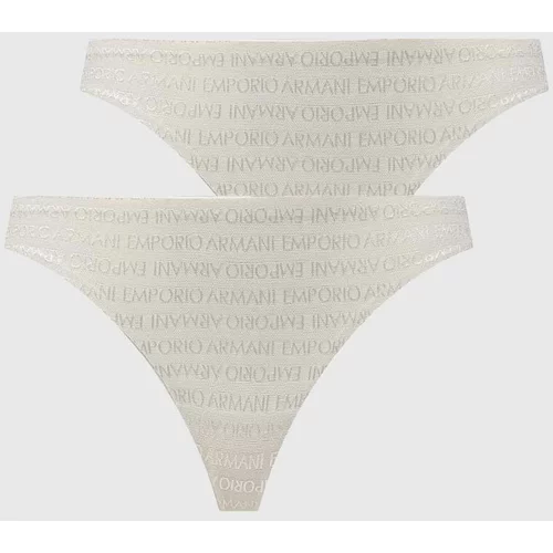 Emporio Armani Underwear Spodnjice 2-pack bež barva