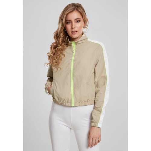Urban Classics Women&amp;#039;s jacket with short pipes made of concrete/electric lime Slike