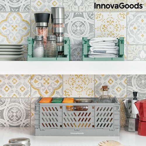 InnovaGoods Set od 3 preklopive i složive kutije za pospremanje Boxtor Slike