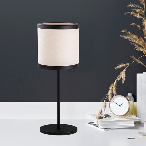 Opviq Stona lampa E27 Grlo, Crno-bijela Cene