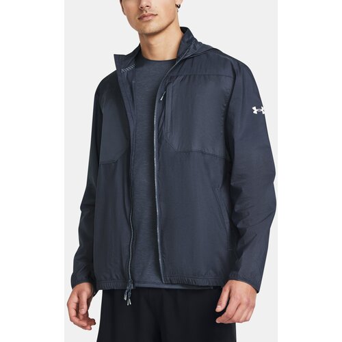 Under Armour Jacket UA TRAIL RUN JACKET-GRY - Men Slike