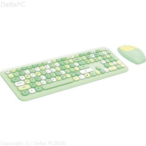 Forever keyboard + mouse Candy green Slike